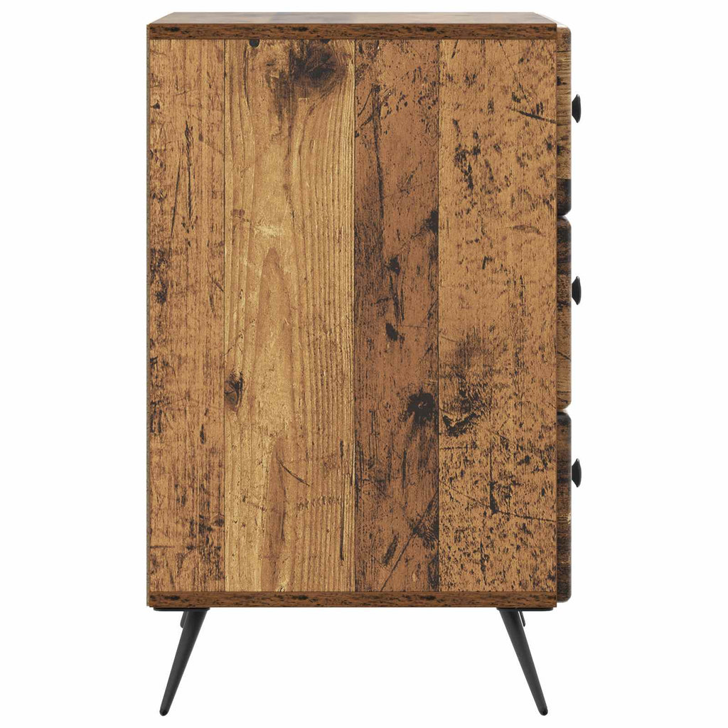 vidaXL Szafka Nocna Stare drewno 43 x 41 x 66,5 cm Drewno inżynieryjne