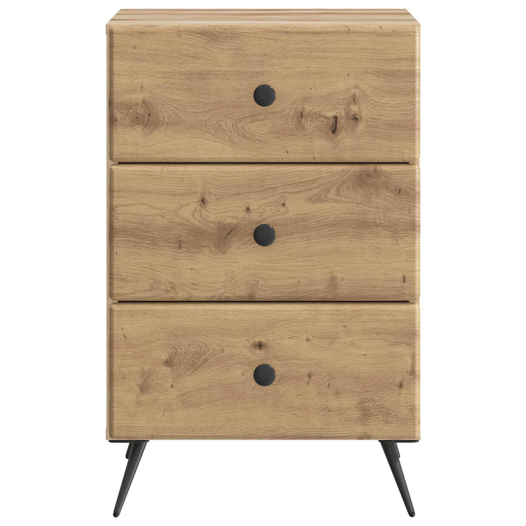 vidaXL Szafka Nocna Dąb artisan 43 x 41 x 66,5 cm Drewno inżynieryjne
