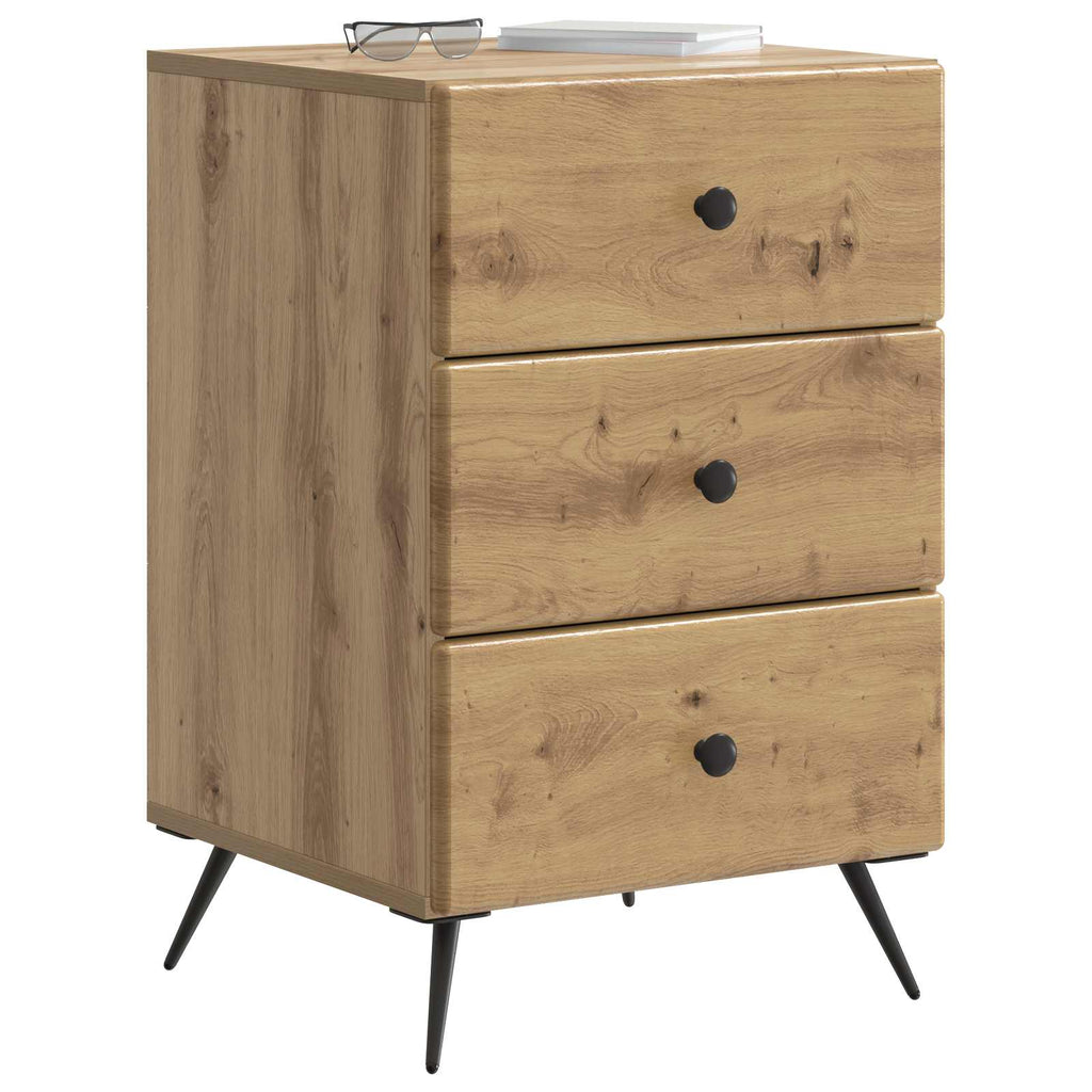 vidaXL Szafka Nocna Dąb artisan 43 x 41 x 66,5 cm Drewno inżynieryjne