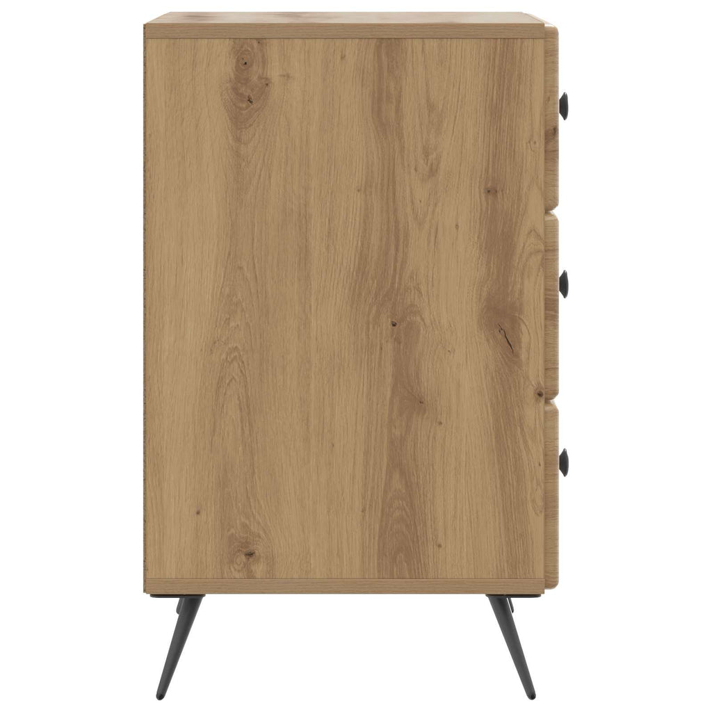 vidaXL Szafka Nocna Dąb artisan 43 x 41 x 66,5 cm Drewno inżynieryjne