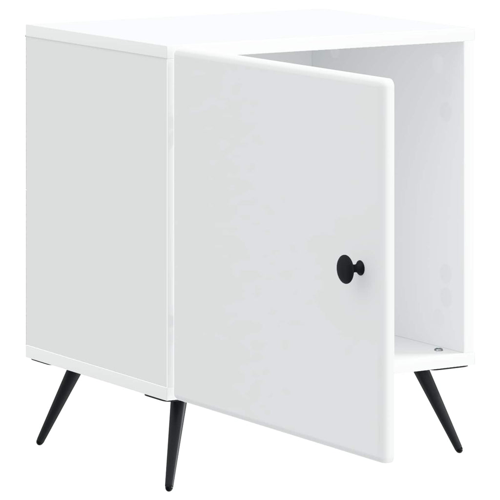 vidaXL Szafka Nocna 2 pcs Biały 43 x 34,5 x 50 cm Drewno inżynieryjne