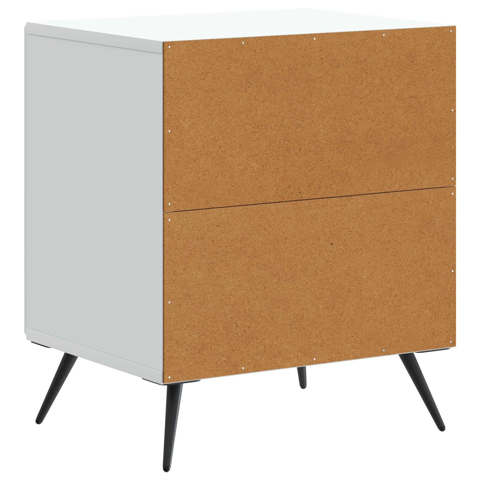 vidaXL Szafka Nocna 2 pcs Biały 43 x 34,5 x 50 cm Drewno inżynieryjne
