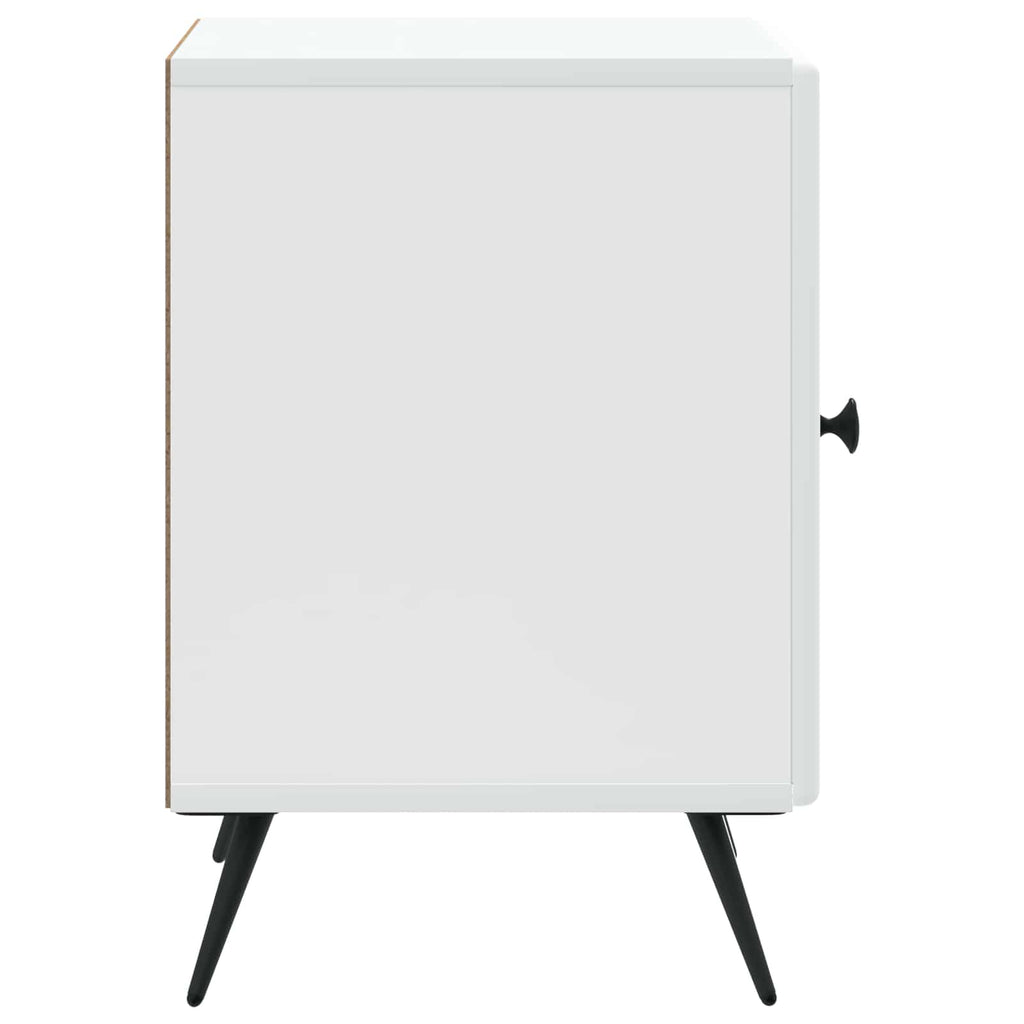 vidaXL Szafka Nocna 2 pcs Biały 43 x 34,5 x 50 cm Drewno inżynieryjne