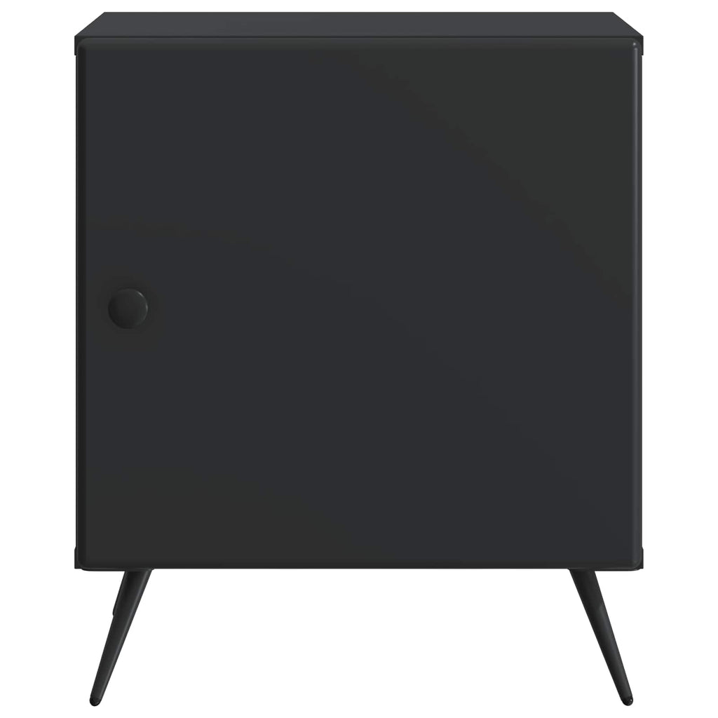 vidaXL Szafka Nocna 2 pcs Czarny 43 x 34,5 x 50 cm Drewno inżynieryjne