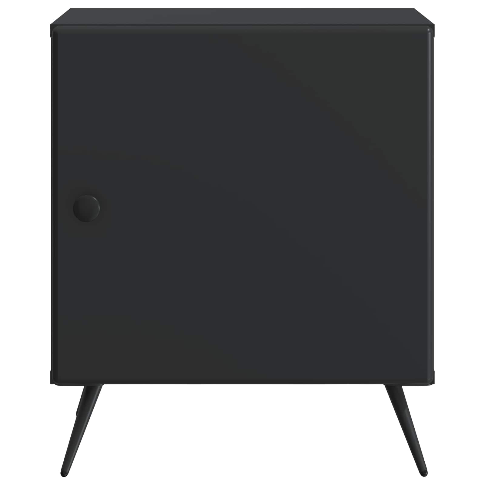 vidaXL Szafka Nocna 2 pcs Czarny 43 x 34,5 x 50 cm Drewno inżynieryjne