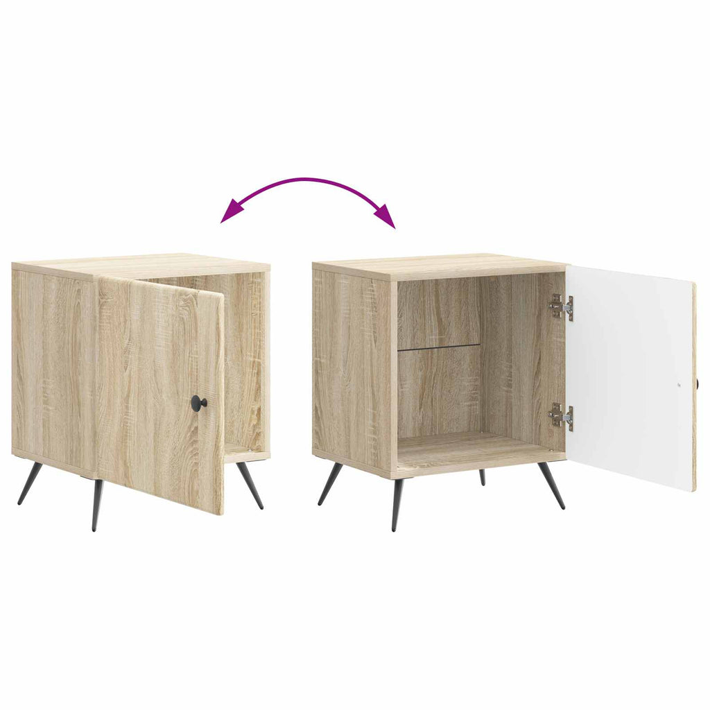 vidaXL Szafka Nocna dąb Sonoma 43 x 34,5 x 50 cm Drewno inżynieryjne