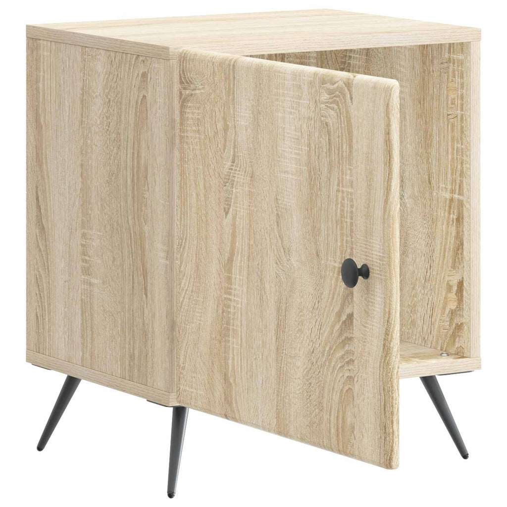 vidaXL Szafka Nocna 2 pcs dąb Sonoma 43 x 34,5 x 50 cm