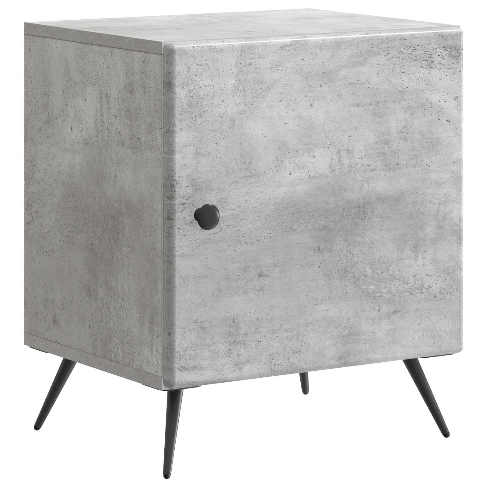 vidaXL Szafka Nocna Betonowy szary 43 x 34,5 x 50 cm