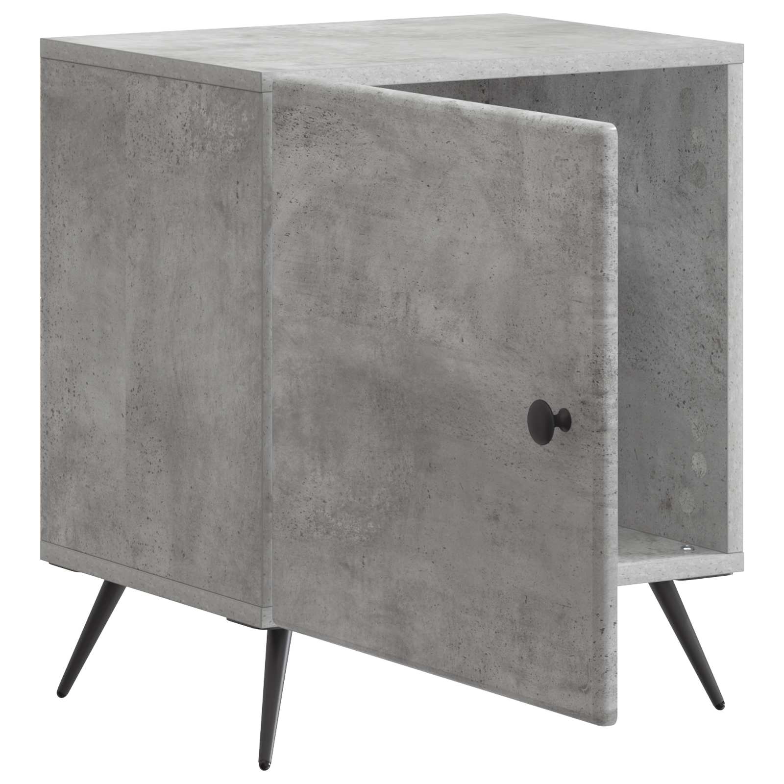 vidaXL Szafka Nocna Betonowy szary 43 x 34,5 x 50 cm