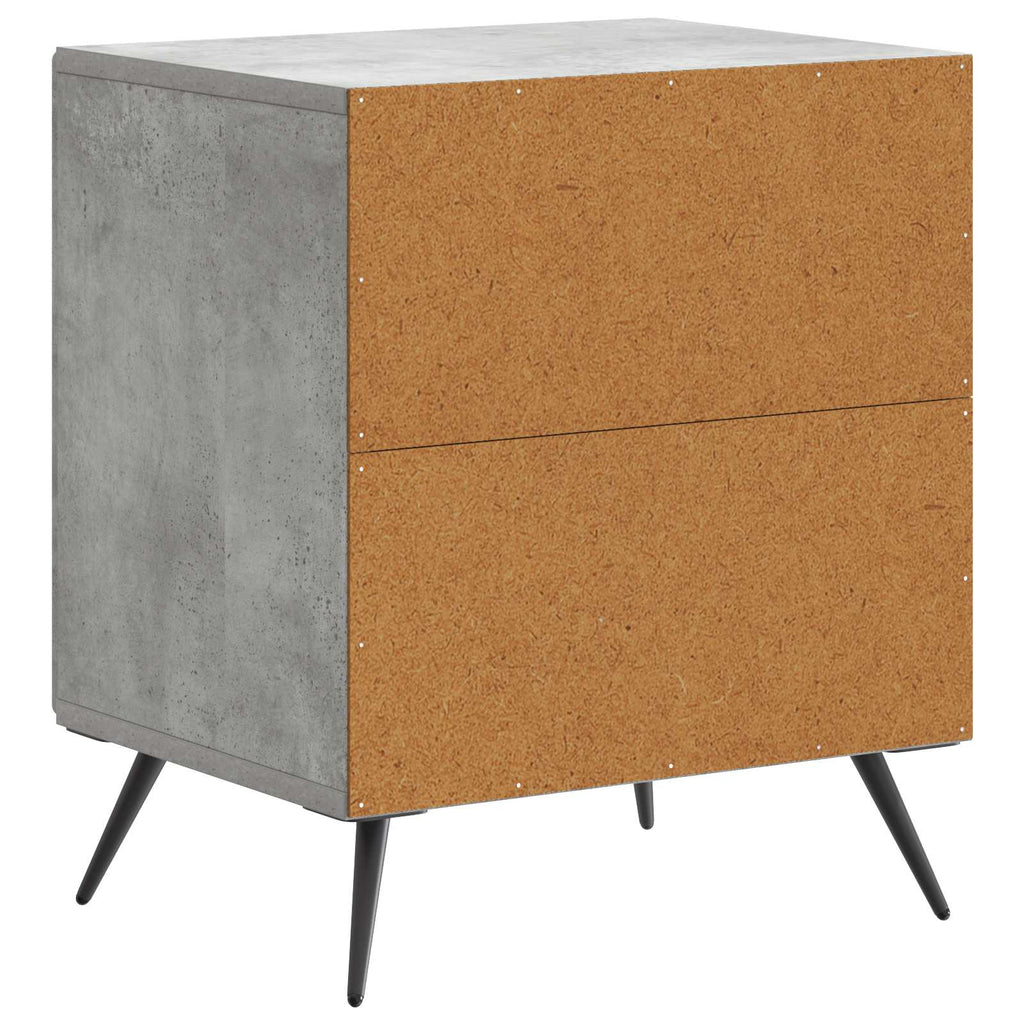 vidaXL Szafka Nocna Betonowy szary 43 x 34,5 x 50 cm