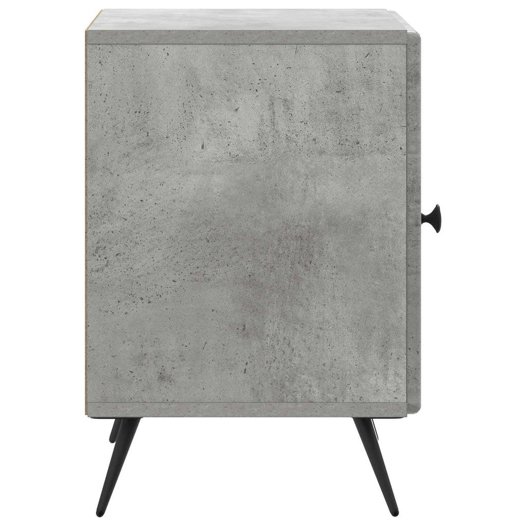 vidaXL Szafka Nocna Betonowy szary 43 x 34,5 x 50 cm