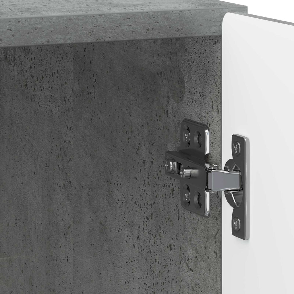 vidaXL Szafka Nocna 2 pcs Betonowy szary 43 x 34,5 x 50 cm