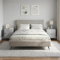 vidaXL Szafka Nocna 2 szt. Betonowy szary 43 x 34,5 x 50 cm