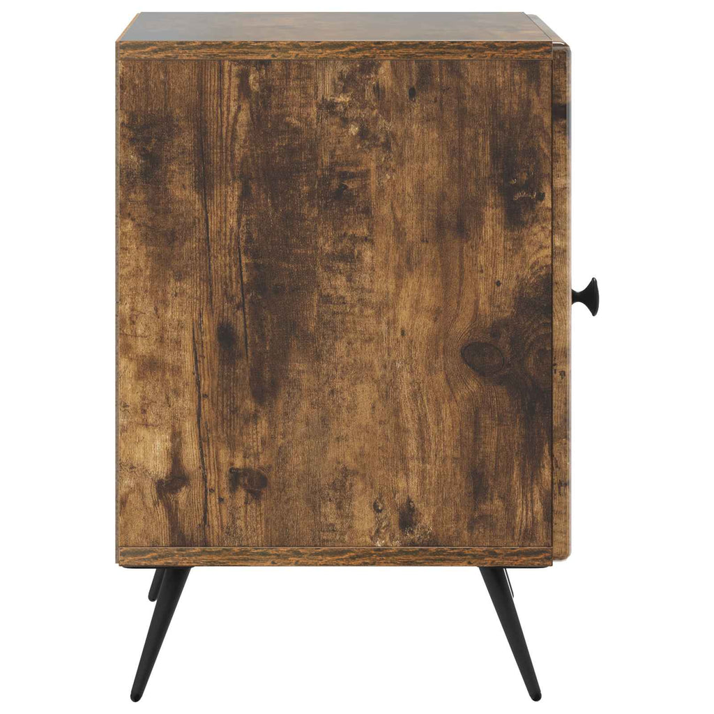 vidaXL Szafka Nocna Dąb wędzony 43 x 34,5 x 50 cm Drewno inżynieryjne