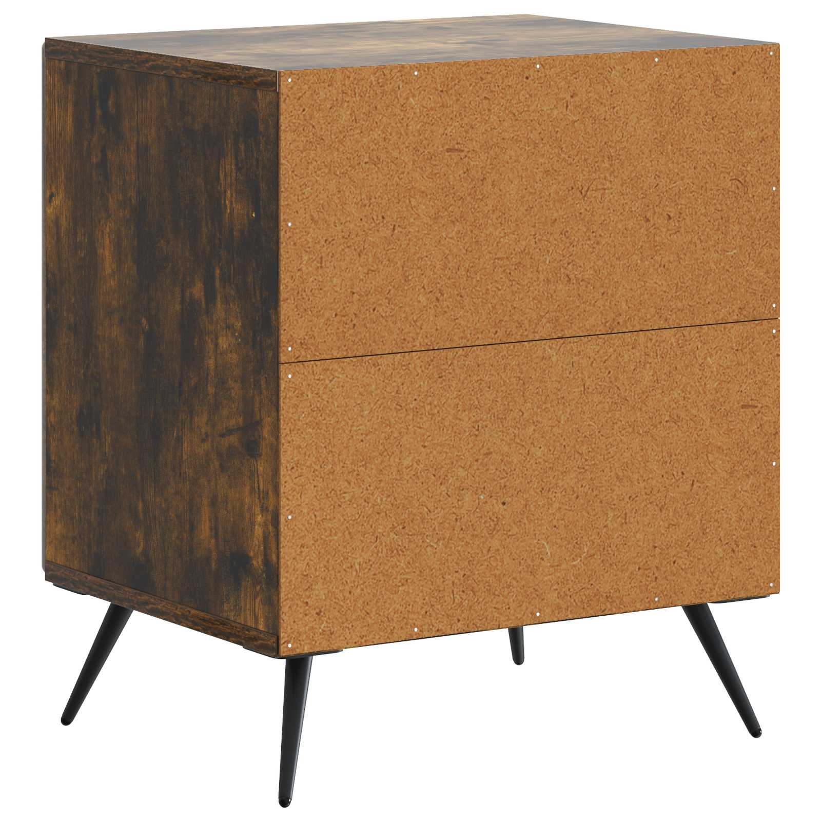 vidaXL Szafka Nocna 2 pcs Dąb wędzony 43 x 34,5 x 50 cm
