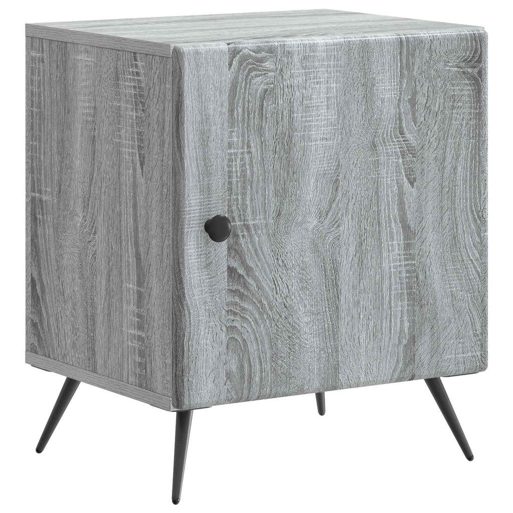 vidaXL Szafka Nocna Szary Sonoma 43 x 34,5 x 50 cm Drewno inżynieryjne