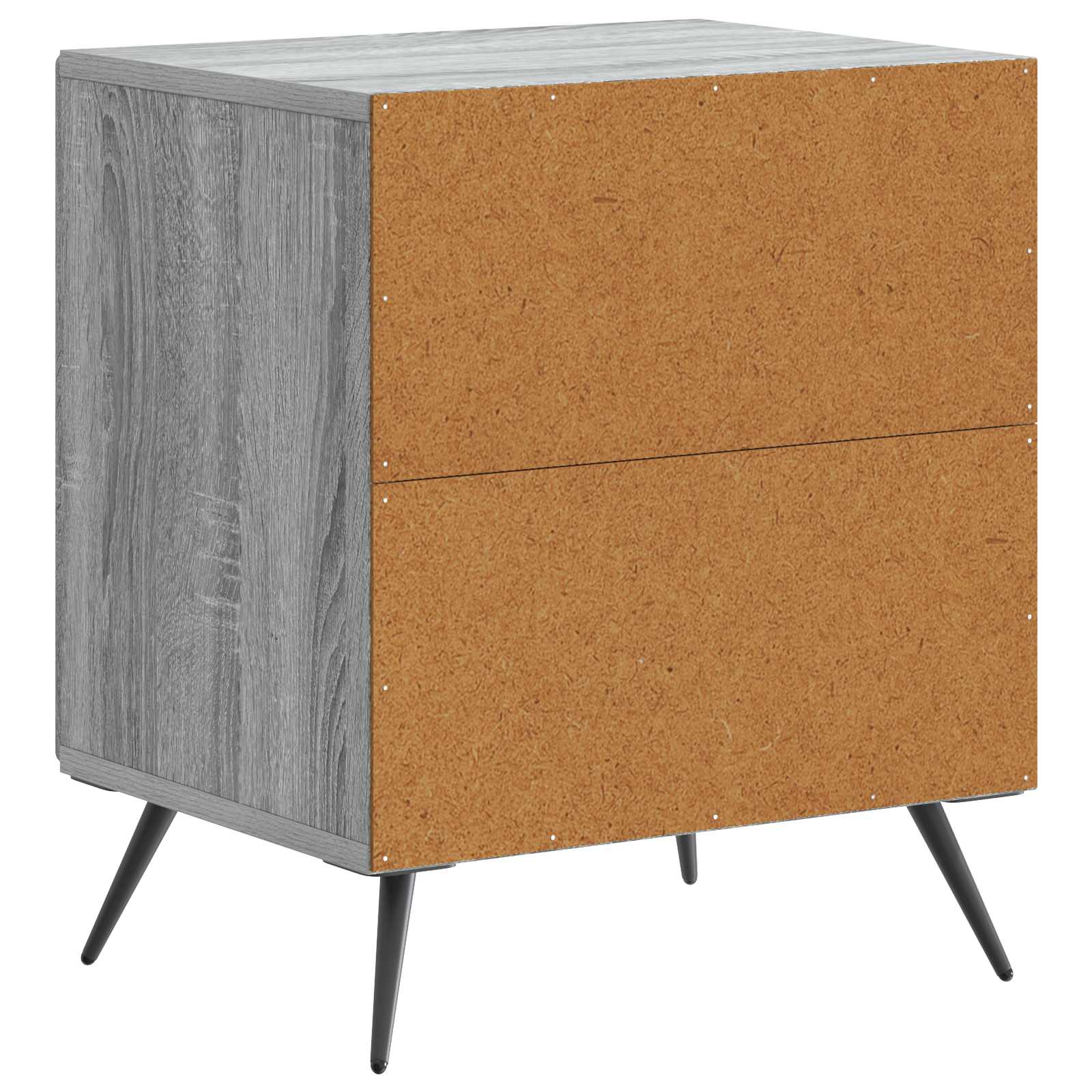 vidaXL Szafka Nocna Szary Sonoma 43 x 34,5 x 50 cm Drewno inżynieryjne