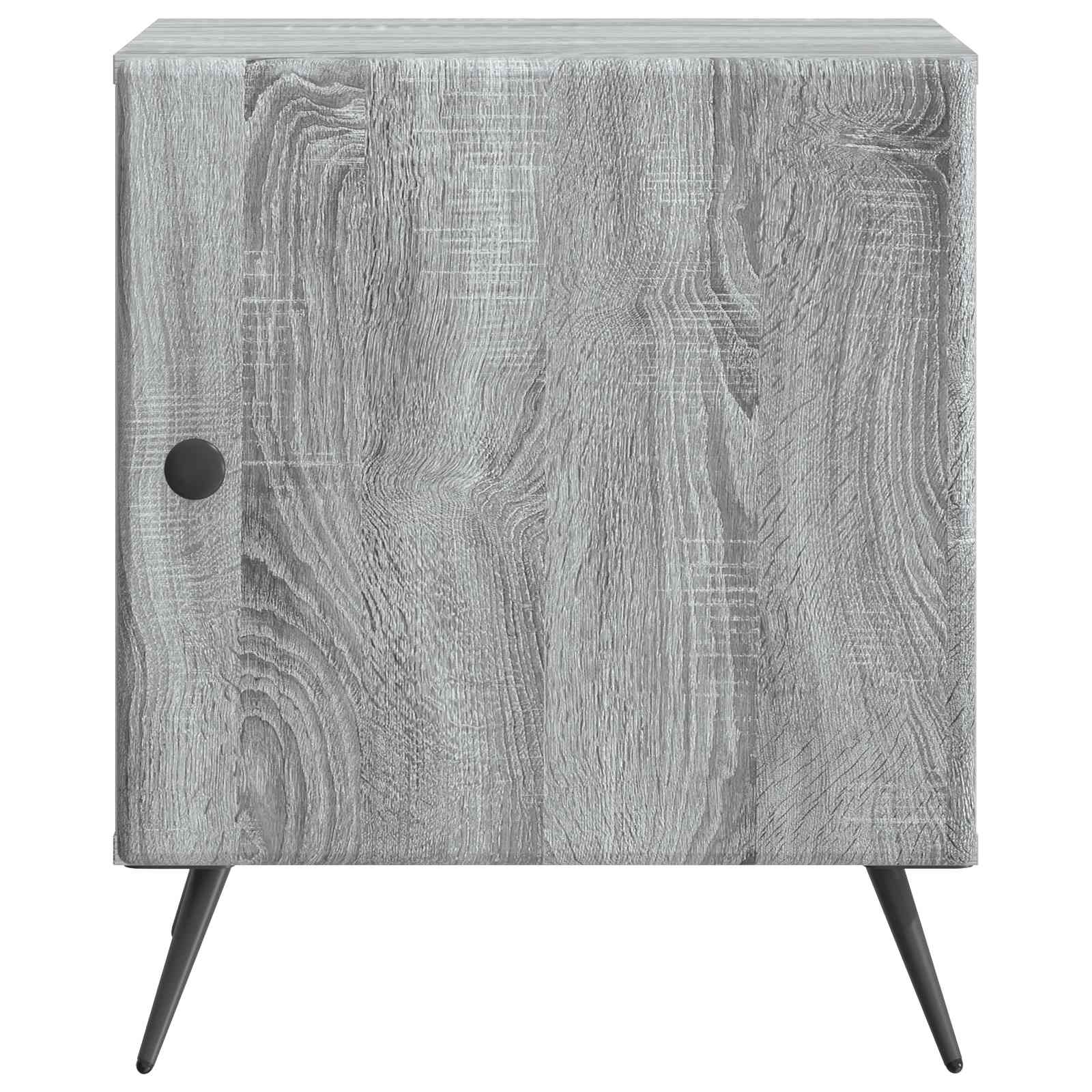 vidaXL Szafka Nocna Szary Sonoma 43 x 34,5 x 50 cm Drewno inżynieryjne