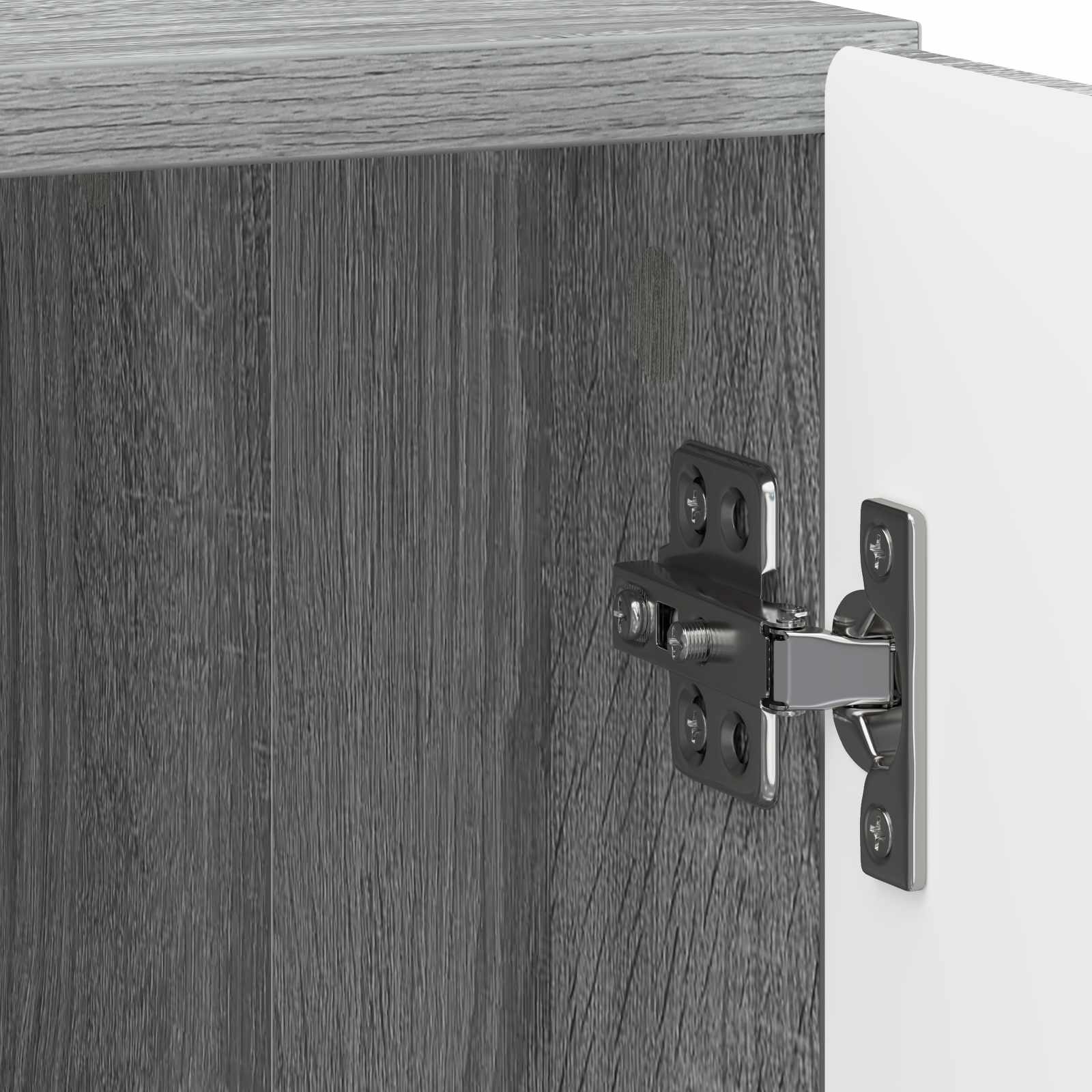 vidaXL Szafka Nocna 2 pcs Szary Sonoma 43 x 34,5 x 50 cm