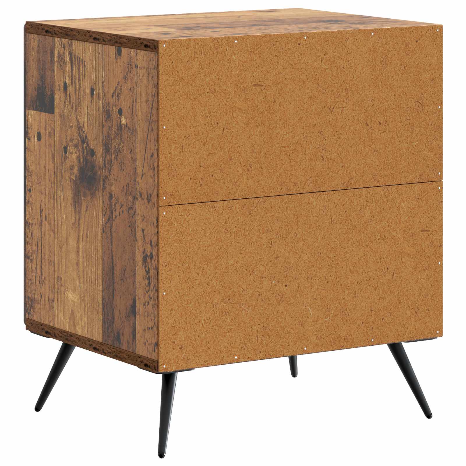 vidaXL Szafka Nocna Stare drewno 43 x 34,5 x 50 cm Drewno inżynieryjne