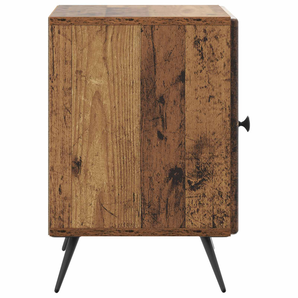 vidaXL Szafka Nocna Stare drewno 43 x 34,5 x 50 cm Drewno inżynieryjne