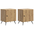 vidaXL Szafka Nocna 2 pcs Dąb artisan 43 x 34,5 x 50 cm