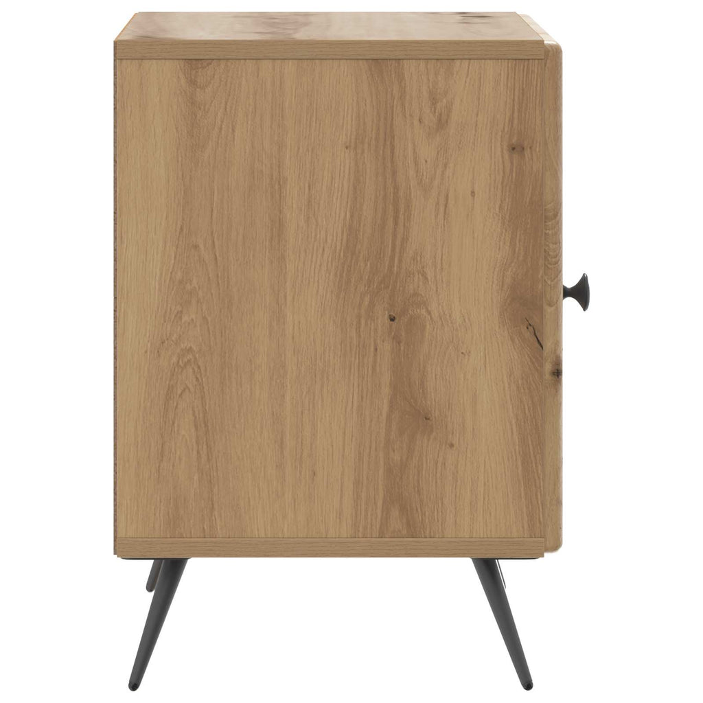 vidaXL Szafka Nocna 2 pcs Dąb artisan 43 x 34,5 x 50 cm