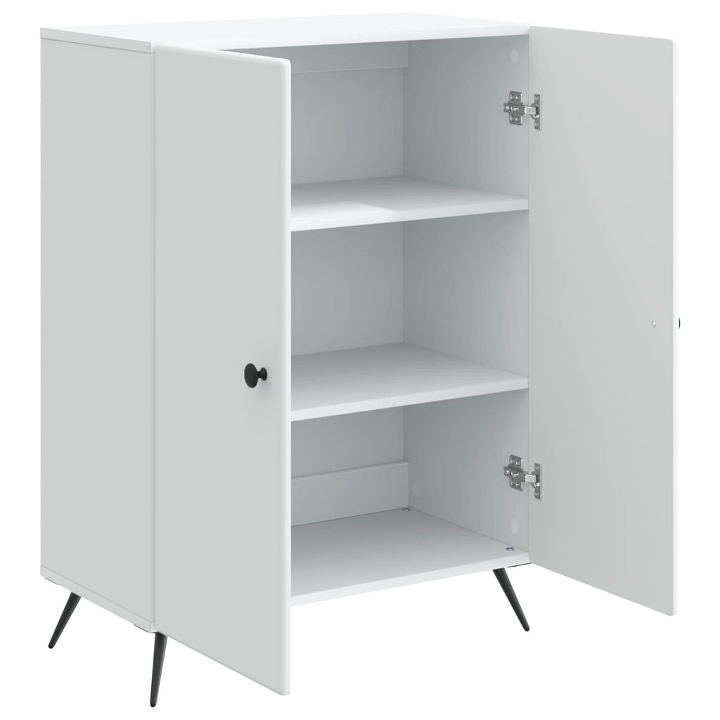 vidaXL Bufet Biały 66 x 34,5 x 90 cm Drewno inżynieryjne