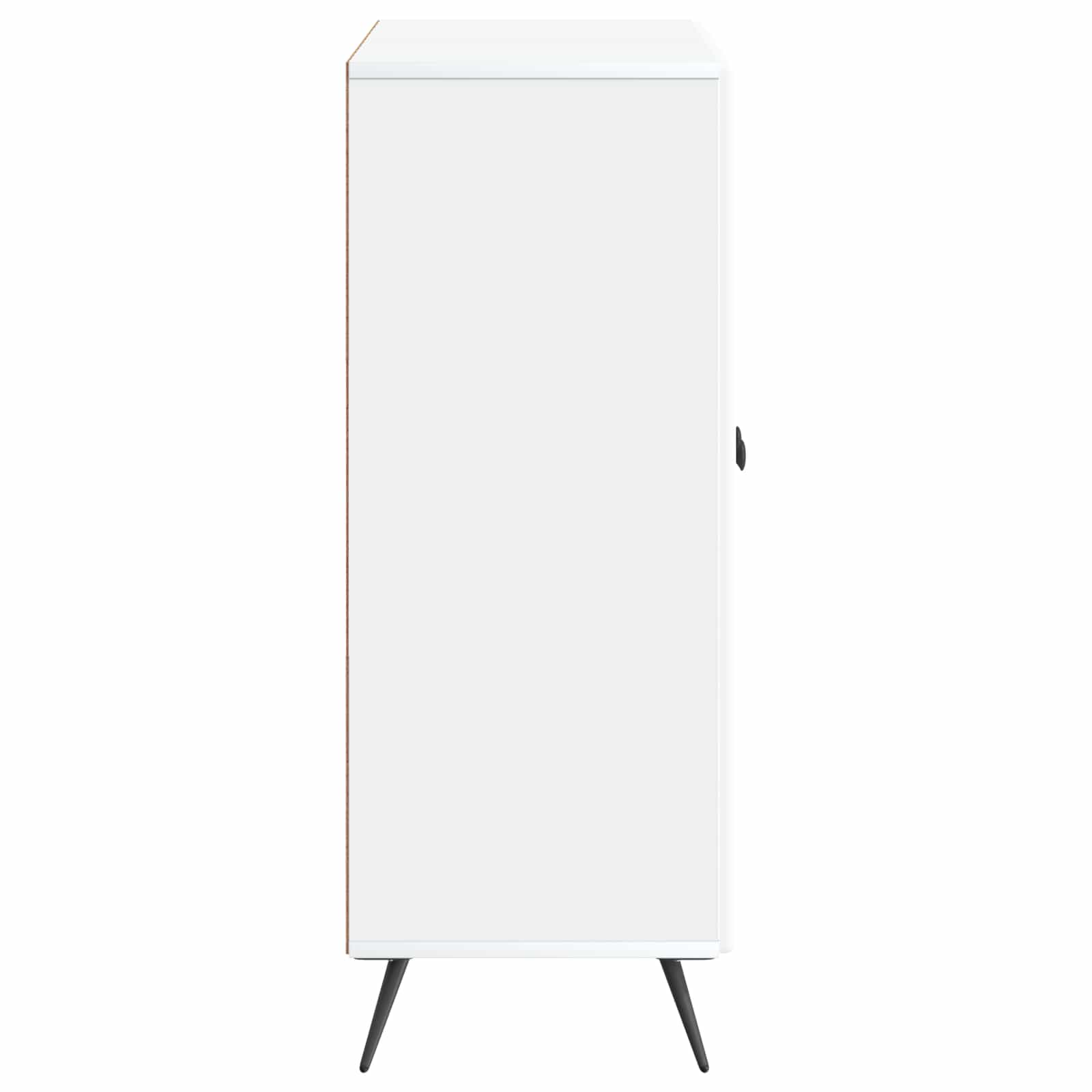 vidaXL Bufet Biały 66 x 34,5 x 90 cm Drewno inżynieryjne