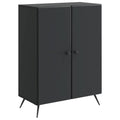 vidaXL Bufet Czarny 66 x 34,5 x 90 cm Drewno inżynieryjne