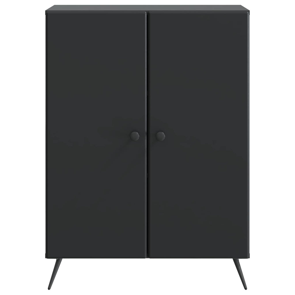 vidaXL Bufet Czarny 66 x 34,5 x 90 cm Drewno inżynieryjne