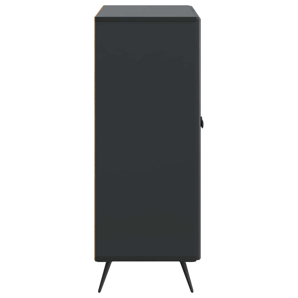 vidaXL Bufet Czarny 66 x 34,5 x 90 cm Drewno inżynieryjne