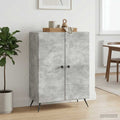 vidaXL Bufet Betonowy szary 66 x 34,5 x 90 cm Drewno inżynieryjne