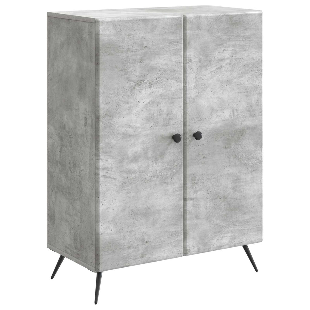 vidaXL Bufet Betonowy szary 66 x 34,5 x 90 cm Drewno inżynieryjne