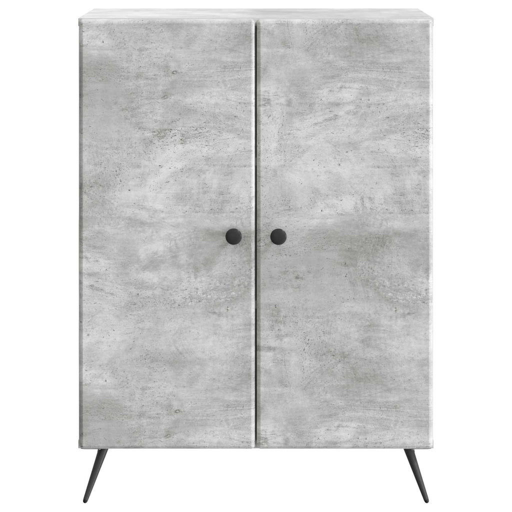 vidaXL Bufet Betonowy szary 66 x 34,5 x 90 cm Drewno inżynieryjne