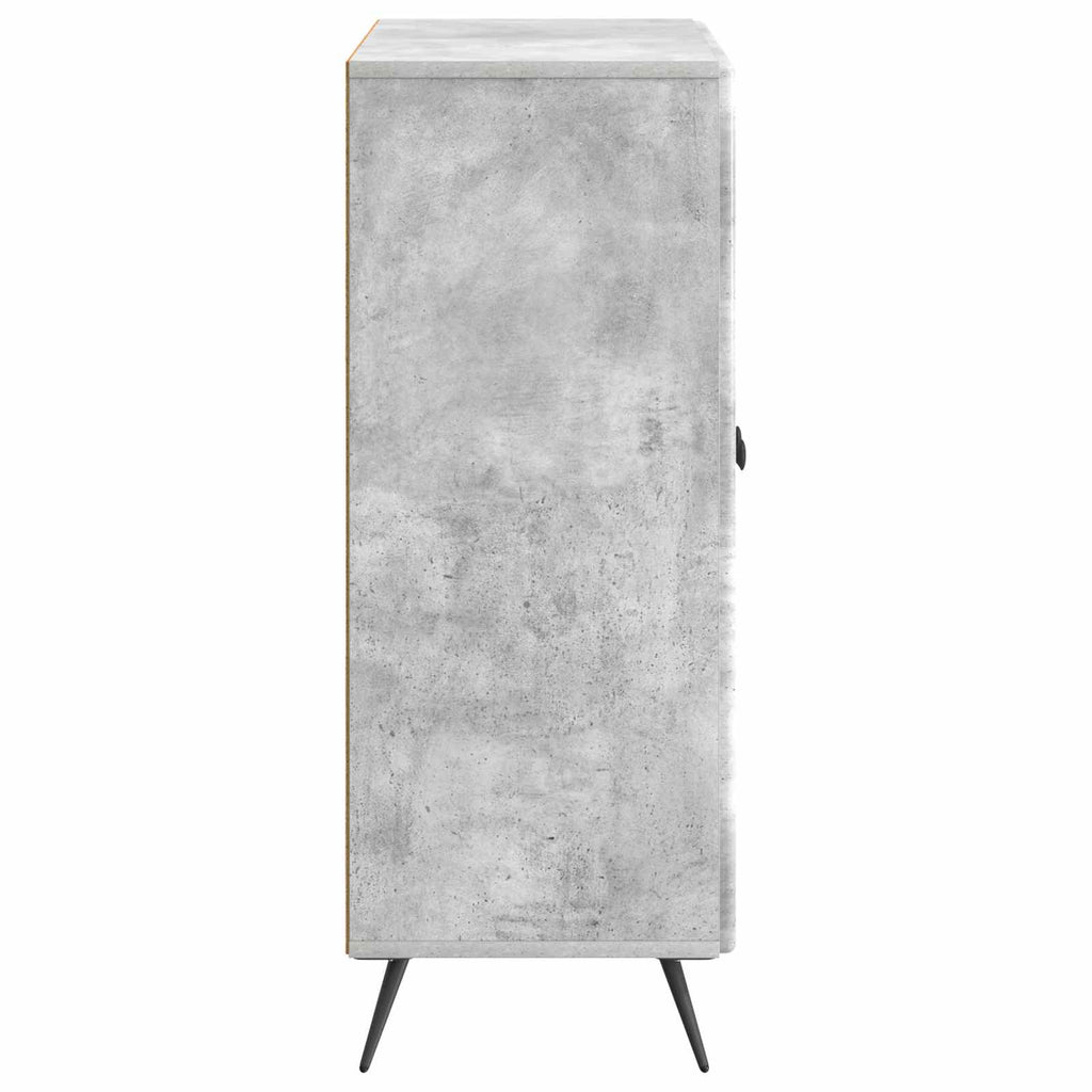 vidaXL Bufet Betonowy szary 66 x 34,5 x 90 cm Drewno inżynieryjne