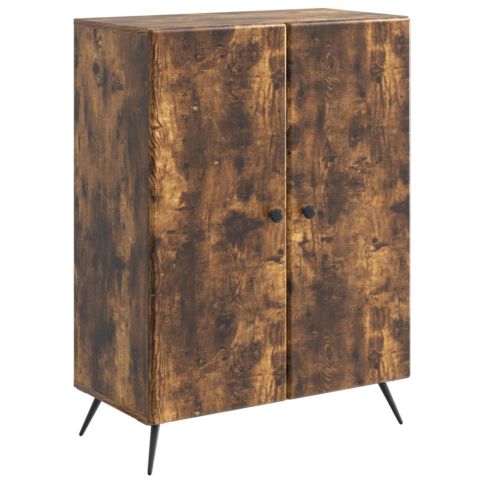 vidaXL Bufet Dąb wędzony 66 x 34,5 x 90 cm Drewno inżynieryjne