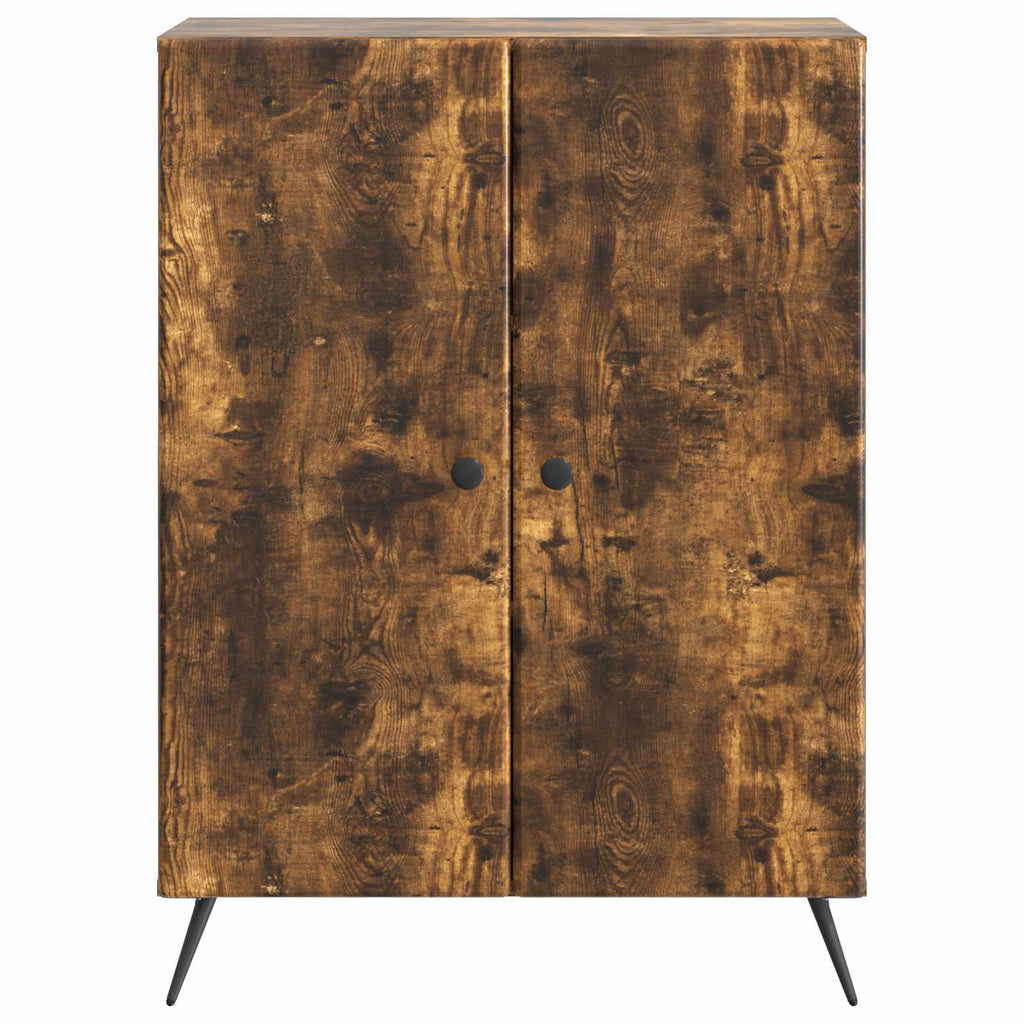 vidaXL Bufet Dąb wędzony 66 x 34,5 x 90 cm Drewno inżynieryjne