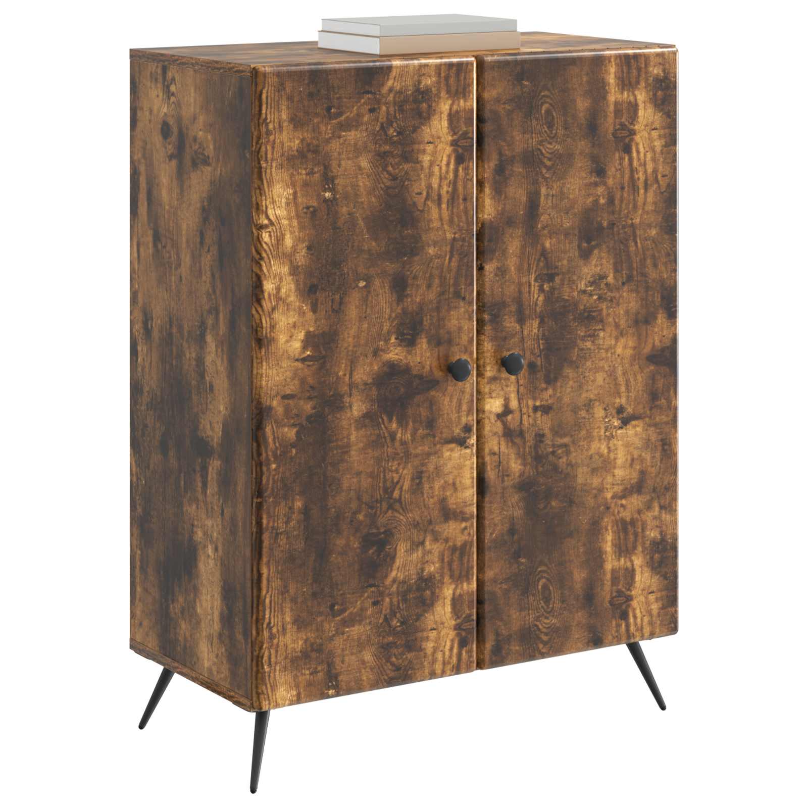 vidaXL Bufet Dąb wędzony 66 x 34,5 x 90 cm Drewno inżynieryjne