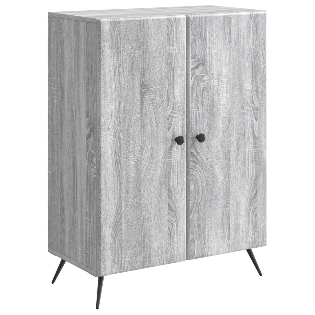 vidaXL Bufet Szary Sonoma 66 x 34,5 x 90 cm Drewno inżynieryjne