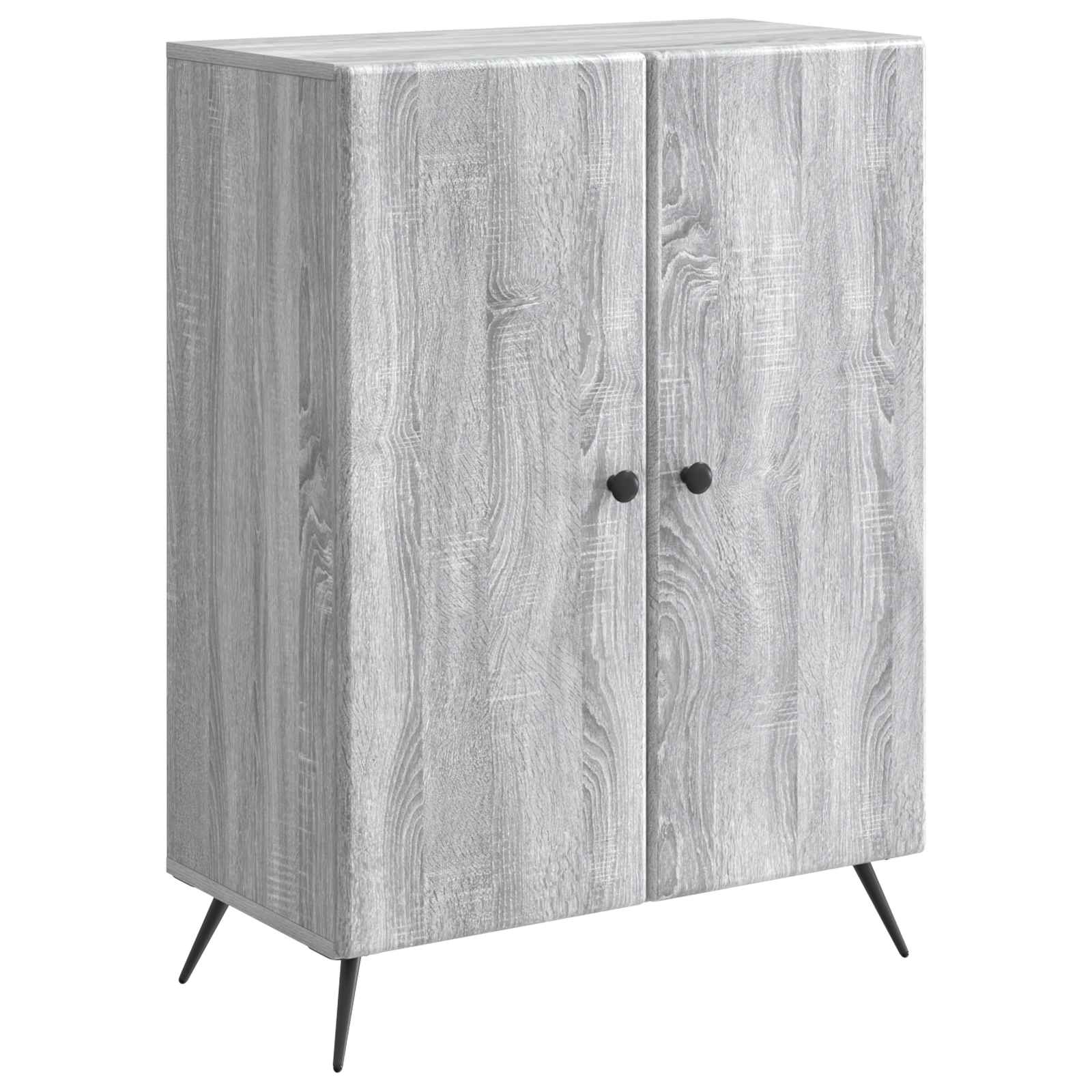 vidaXL Bufet Szary Sonoma 66 x 34,5 x 90 cm Drewno inżynieryjne