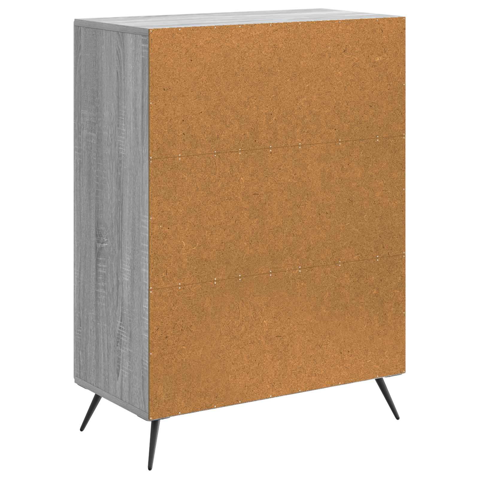 vidaXL Bufet Szary Sonoma 66 x 34,5 x 90 cm Drewno inżynieryjne