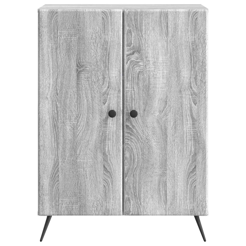 vidaXL Bufet Szary Sonoma 66 x 34,5 x 90 cm Drewno inżynieryjne