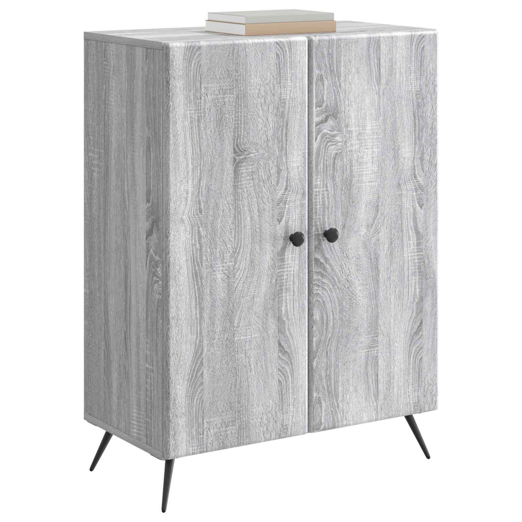 vidaXL Bufet Szary Sonoma 66 x 34,5 x 90 cm Drewno inżynieryjne