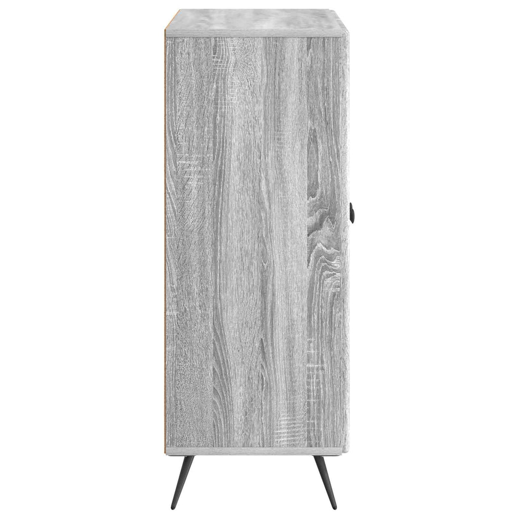 vidaXL Bufet Szary Sonoma 66 x 34,5 x 90 cm Drewno inżynieryjne