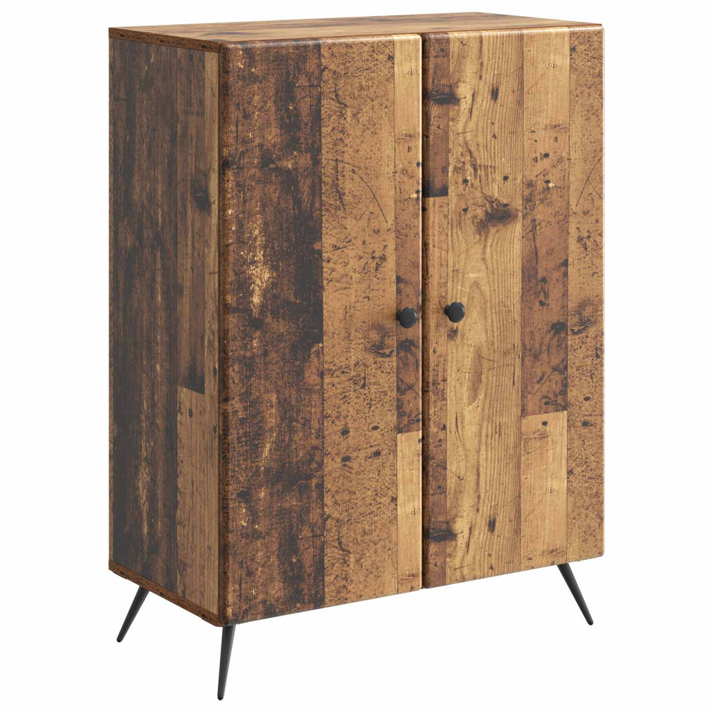 vidaXL Bufet Stare drewno 66 x 34,5 x 90 cm Drewno inżynieryjne