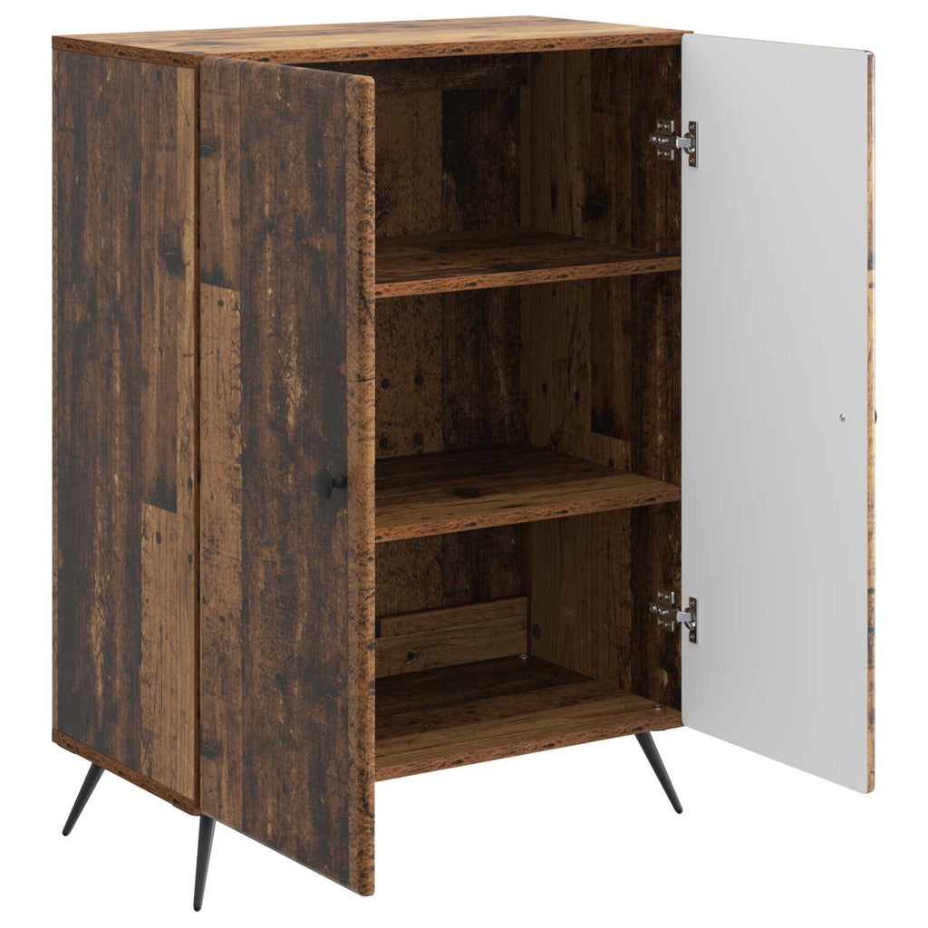 vidaXL Bufet Stare drewno 66 x 34,5 x 90 cm Drewno inżynieryjne