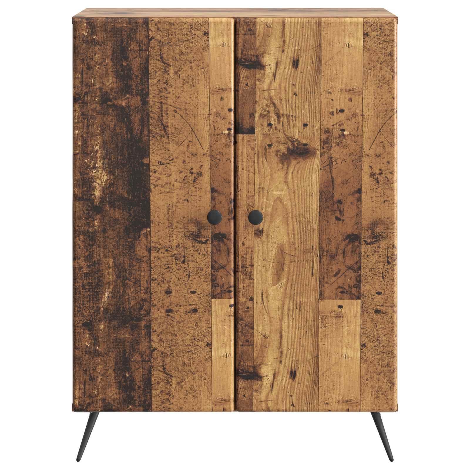 vidaXL Bufet Stare drewno 66 x 34,5 x 90 cm Drewno inżynieryjne
