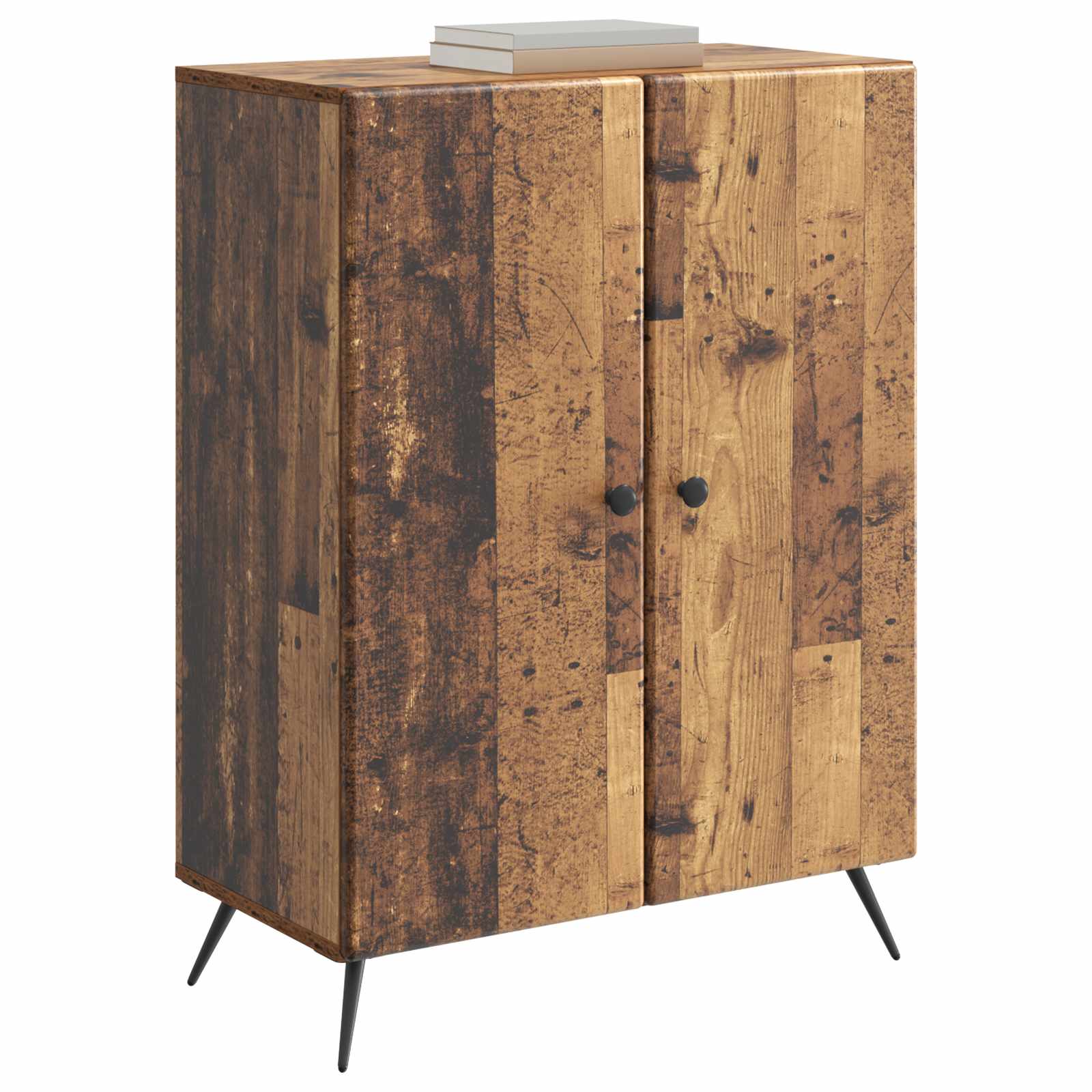 vidaXL Bufet Stare drewno 66 x 34,5 x 90 cm Drewno inżynieryjne