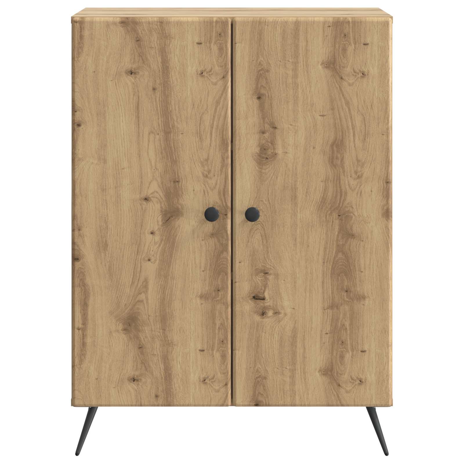 vidaXL Bufet Dąb artisan 66 x 34,5 x 90 cm Drewno inżynieryjne